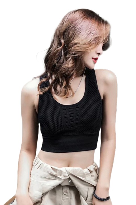 WildFashion női melltartó, 211791, poliészter, ML INTL, fekete