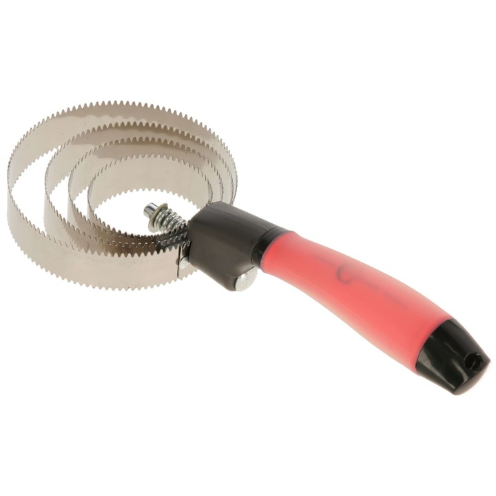 Kerbl spirálfogantyú, acél, ergonomikus gél fogantyú, piros/fekete