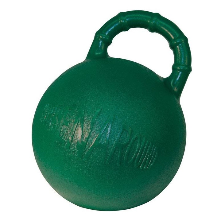 Interaktív labda lovaknak, Kerbl, Alma ízű, 25 cm, Zöld