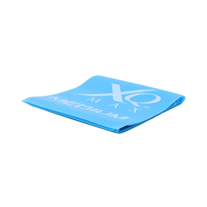 Banda elastica XQ Max medium 100x10cm albastru