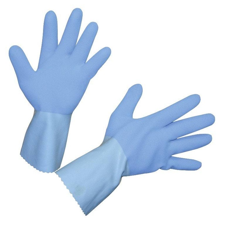 Kerbl Fletex védőkesztyű, vegyszerálló, latex, 9-es méret