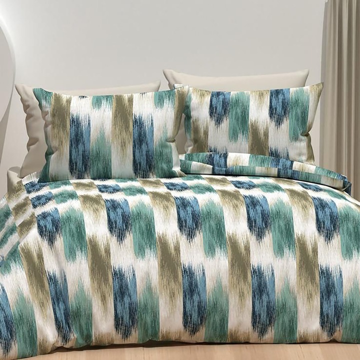 Dupla ágynemű, pamut, 240x260 cm, 4 db, Ralex Pucioasa, RNFN 173