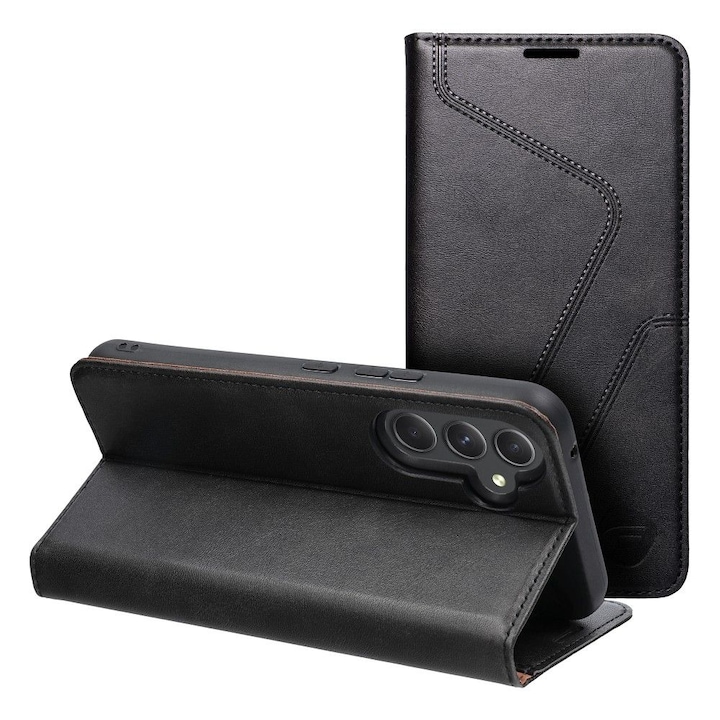 Защитен калъф F-Protect RFID Blocker за Samsung Galaxy A54, Тип книга, черен