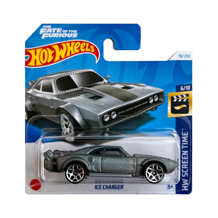 Метална кола Hot Wheels 2024, Ice Charger, 1:64, сив
