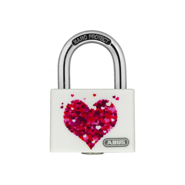 Lacat din aluminiu ABUS, cu 2 chei frezate