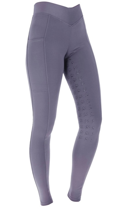 Covalliero ClassicStar lovaglóharisnya, magas derék, telefonzseb, grafit, Szürke