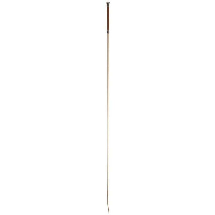 Edzőkorbács, Covalliero, szintetikus bőr, 120 cm, barna