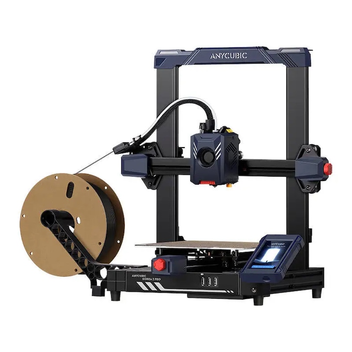 Imprimanta 3D Anycubic Kobra 2 Pro, 220x220x250mm, senzor vibratii, z offset automat, direct-drive