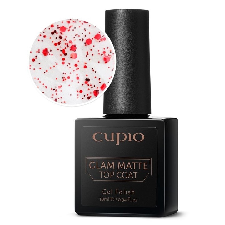 Glam Matte Top Coat - Lover 10 ml, Cupio