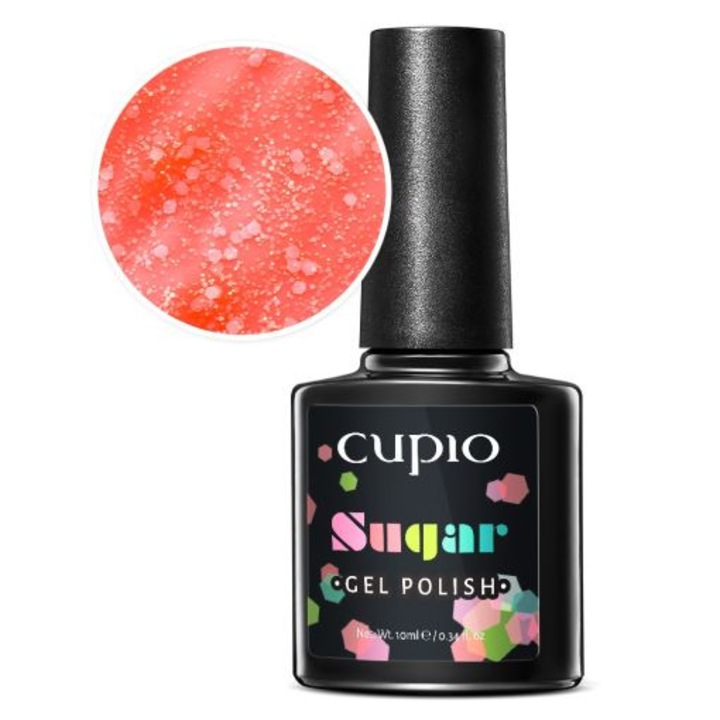 Oja semipermanenta Sugar Collection - Sweet Coral 10 ml, Cupio
