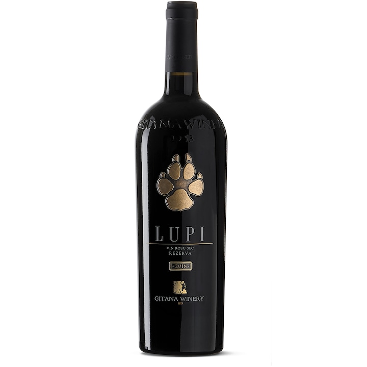 Vin Rosu Gitana Lupi, Sec, 0.75l