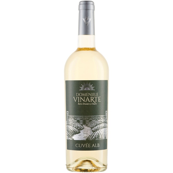 Vin Alb Vinarte Domeniile Vinarte Cuve Alb, Sec, 0.75l