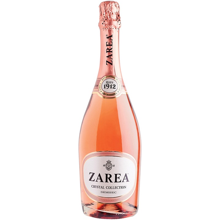 Vin Spumant Zarea Crystal Collection Rose Demisec 0.75L
