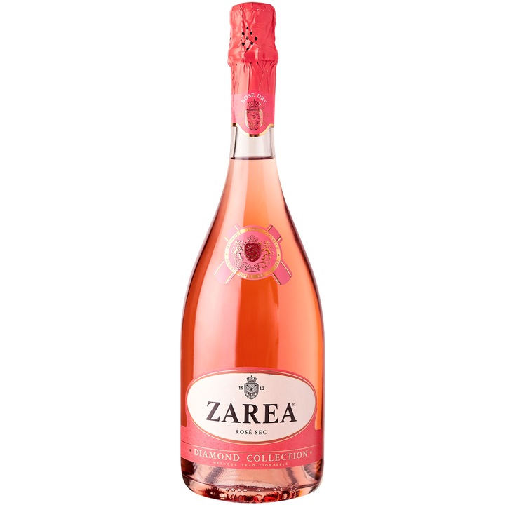 Vin spumant Zarea Diamond Collection Metoda Traditionala Rose Sec 0.75L