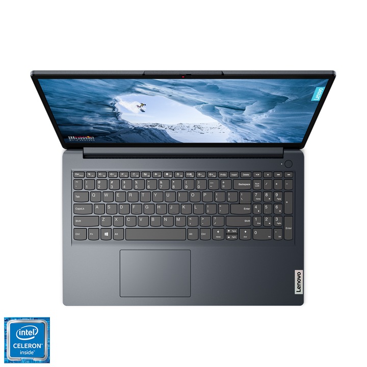 Lenovo IdeaPad 1 15IGL7 15.6" FullHD laptop, Intel Celeron N4020, 4GB, 128GB SSD, Intel® UHD Graphics 600, Windows 11 Home, Magyar billentyűzet, Kék