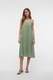 Vero Moda, Свободнопадаща рокля с шпиц, Светлозелен