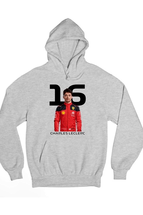 Pulover de damă Charles Leclerc Formula 1 2024, Gri