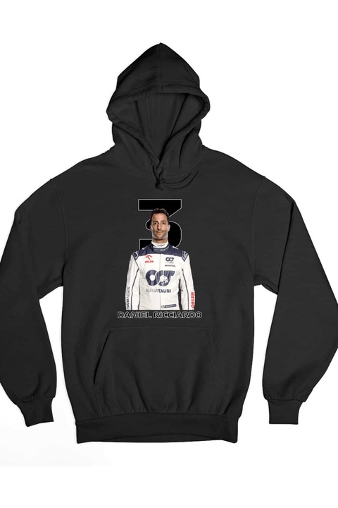 Pulover dama Daniel Ricciardo Formula 1 2024, Negru