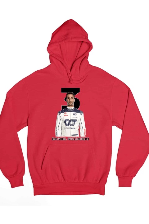 Pulover Daniel Ricciardo Formula 1 2024, Rosu