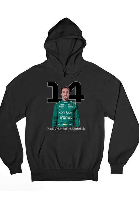 Pulover pentru femei Fernando Alonso Formula 1 2024, Negru