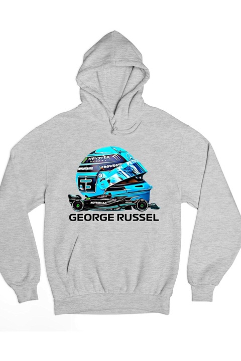 Hanorac George Russel Formula 1 pentru femei, Gri