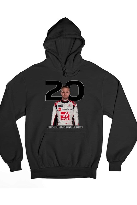 Pulover de damă Kevin Magnussen Formula 1 2024, Negru