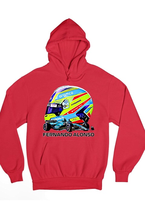 Hanorac pentru femei Fernando Alonso Formula 1, Rosu