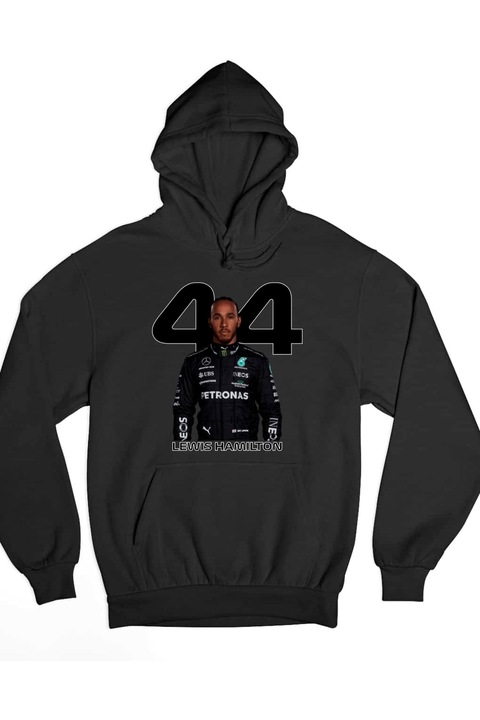 Pulover de damă Lewis Hamilton Formula 1 2024, Negru