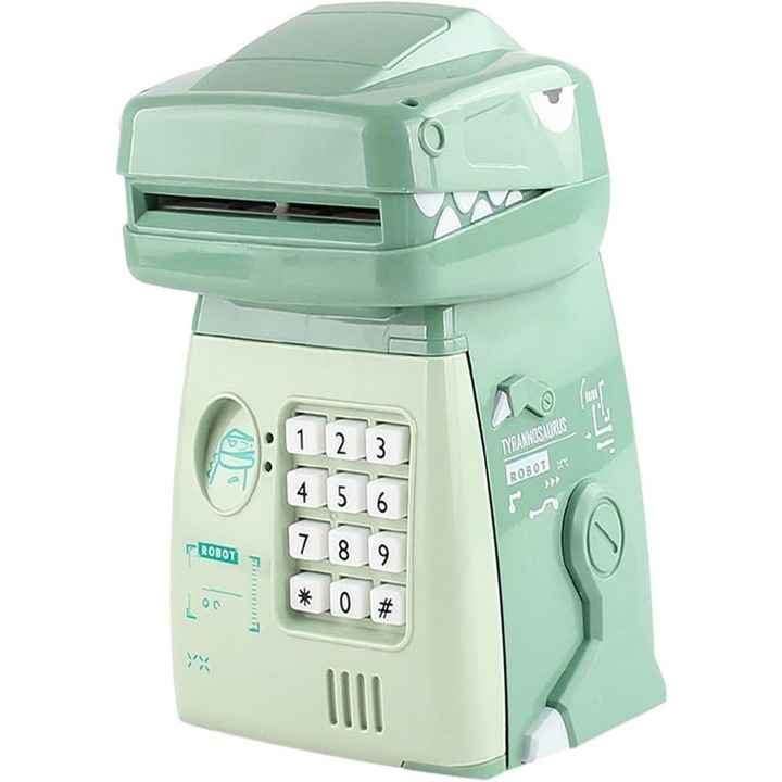 Pusculita copii, Amtok, Plastic, Cifru, Verde