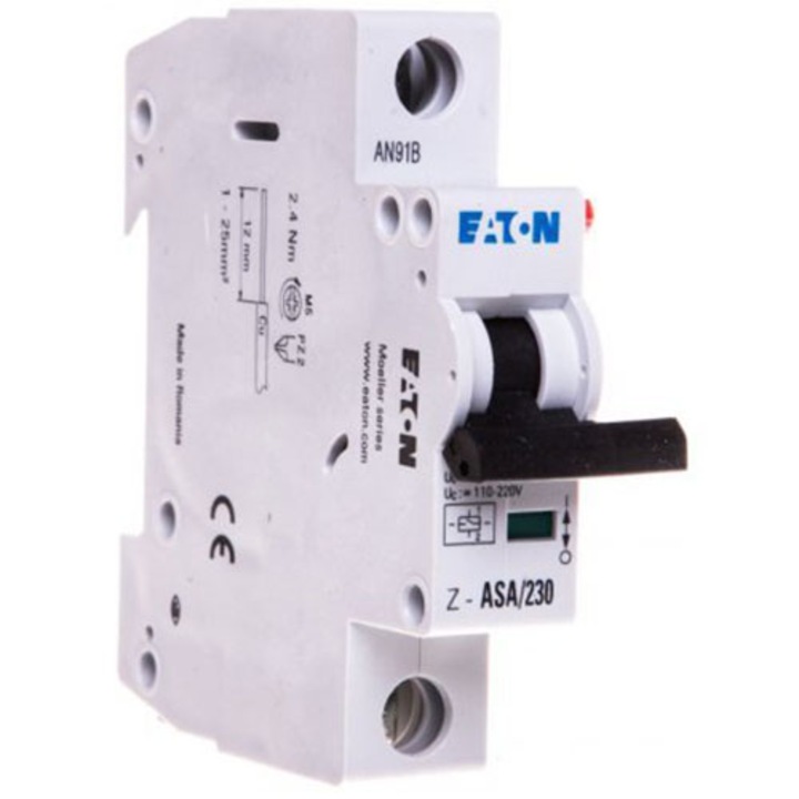 Bobina declansare EATON 248287, Z-ASA/230, pentru disjunctoare electrice modulare, latime 1 modul