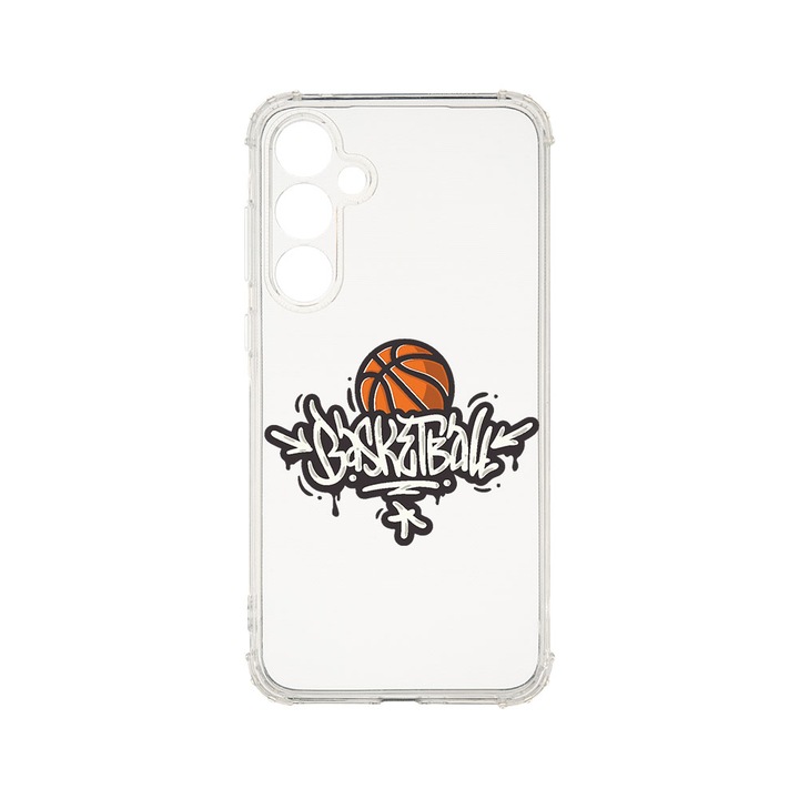 Husa BestCase® Anti Shock 1.5MM, Compatibila Cu Samsung Galaxy A55 5G, Basketball, Rezistenta La Socuri, Protectie Camera, Margini ridicate pentru protectia ecranului, AS 792