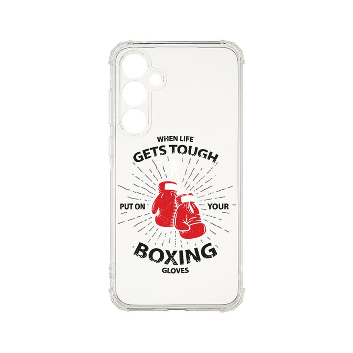 Husa BestCase® Anti Shock 1.5MM, Compatibila Cu Samsung Galaxy A55 5G, Boxing, Rezistenta La Socuri, Protectie Camera, Margini ridicate pentru protectia ecranului, AS 816