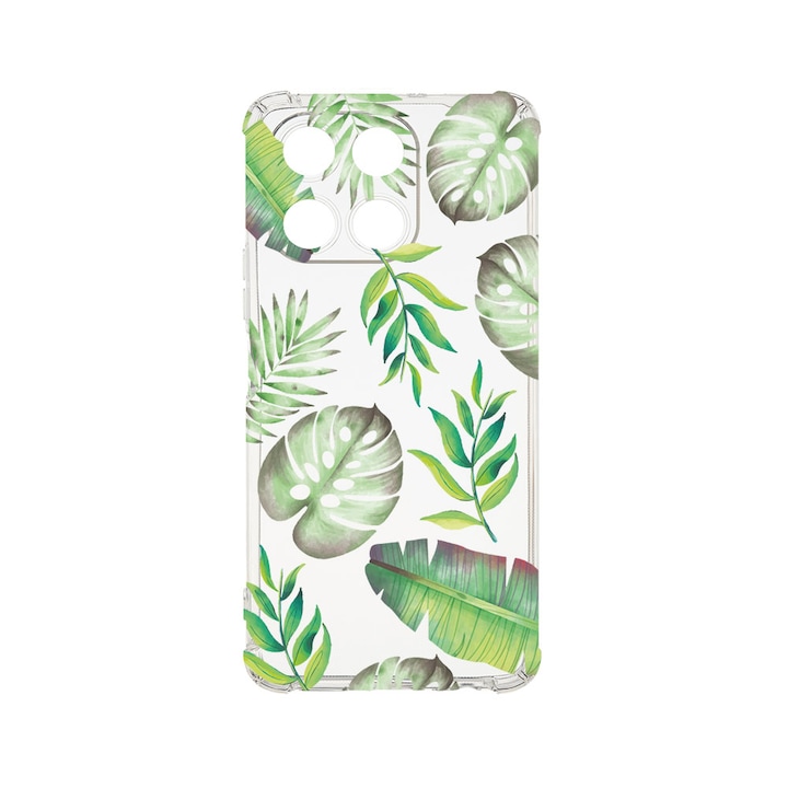 BestCase Strapabíró Anti Shock 1.5mm Telefontok, Honor X6a, Tropical, Kamera védő, Military Grade Drop Protection, AS 150