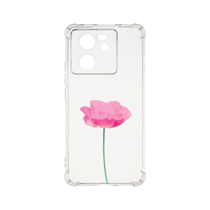 BestCase Strapabíró Anti Shock 1.5mm Telefontok, Xiaomi 13T / 13T Pro, Rose - Pastel Pink, Kamera védő, Military Grade Drop Protection, AS 693