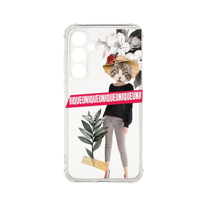 Husa BestCase® Anti Shock 1.5MM, Compatibila Cu Samsung Galaxy A55 5G, I'm Unique, Rezistenta La Socuri, Protectie Camera, Margini ridicate pentru protectia ecranului, AS 912