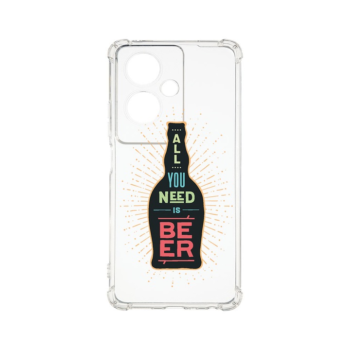 Силиконов калъф BestCase за OPPO A79 5G, All You Need Is Beer, 1.5MM Anti Shock, AS 790