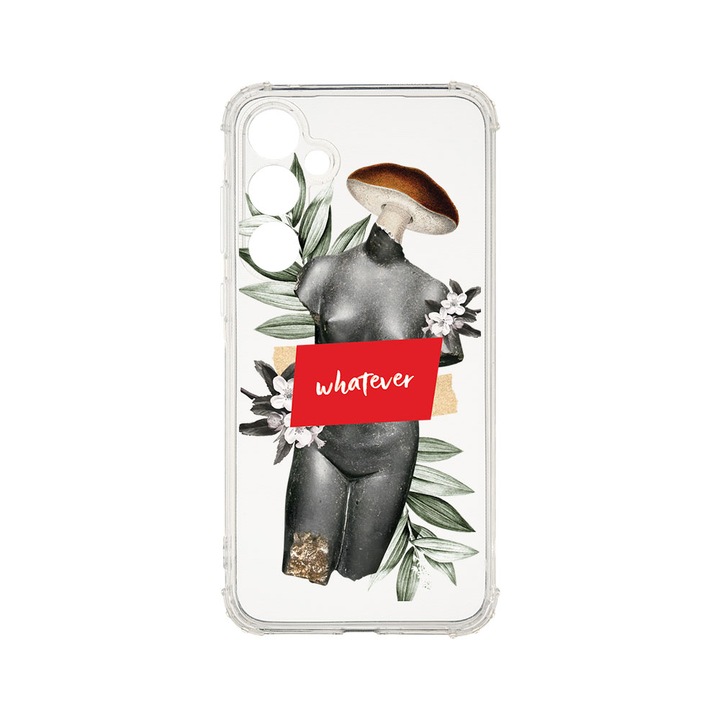 Husa BestCase® Anti Shock 1.5MM, Compatibila Cu Samsung Galaxy A55 5G, Whatever, Rezistenta La Socuri, Protectie Camera, Margini ridicate pentru protectia ecranului, AS 913