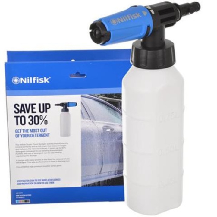 Pistol cu spuma, Nilfisk, Albastru/Negru