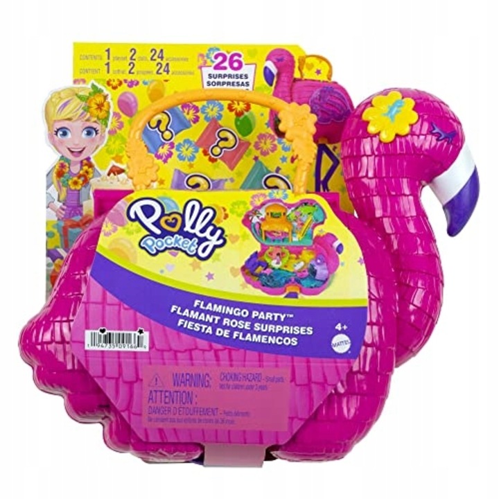 Valiza Polly Pocket, Mattle, Multicolor