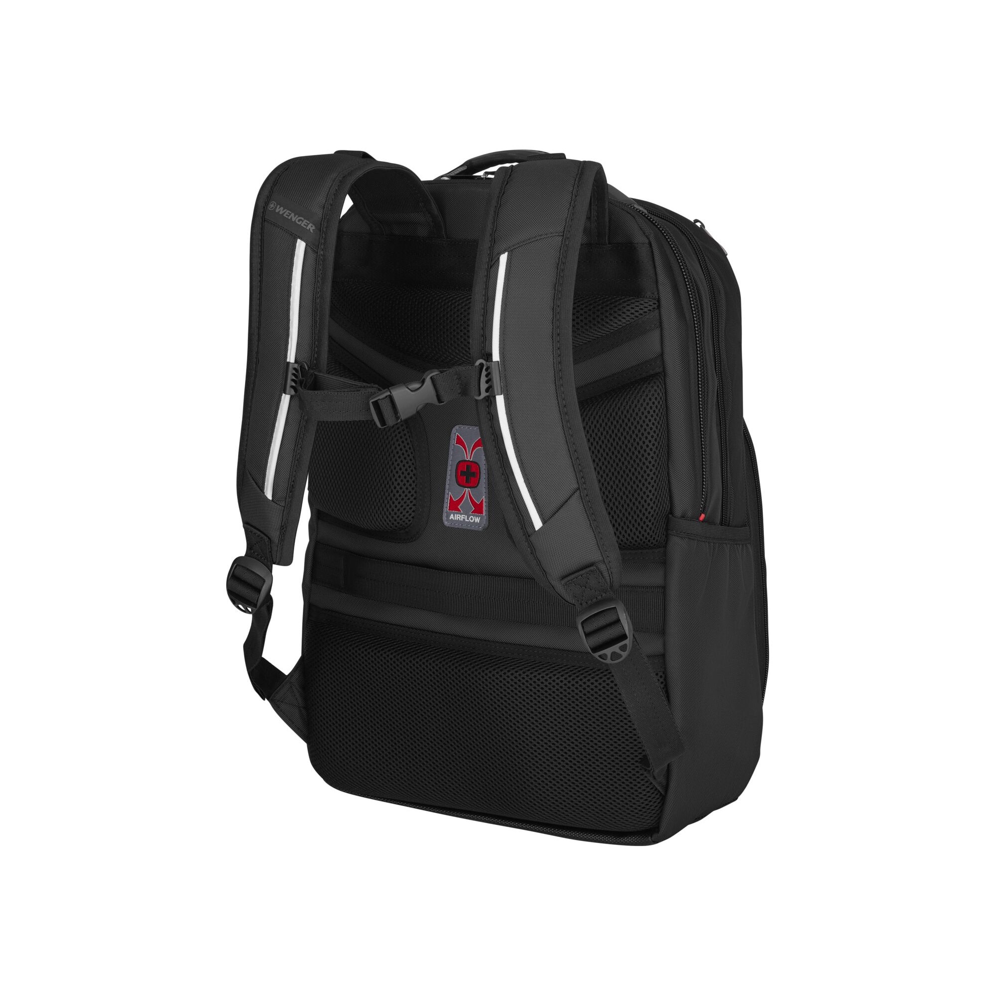 Rucsac laptop Wenger, Cosmic, 17 inch, compartiment tableta, Negru