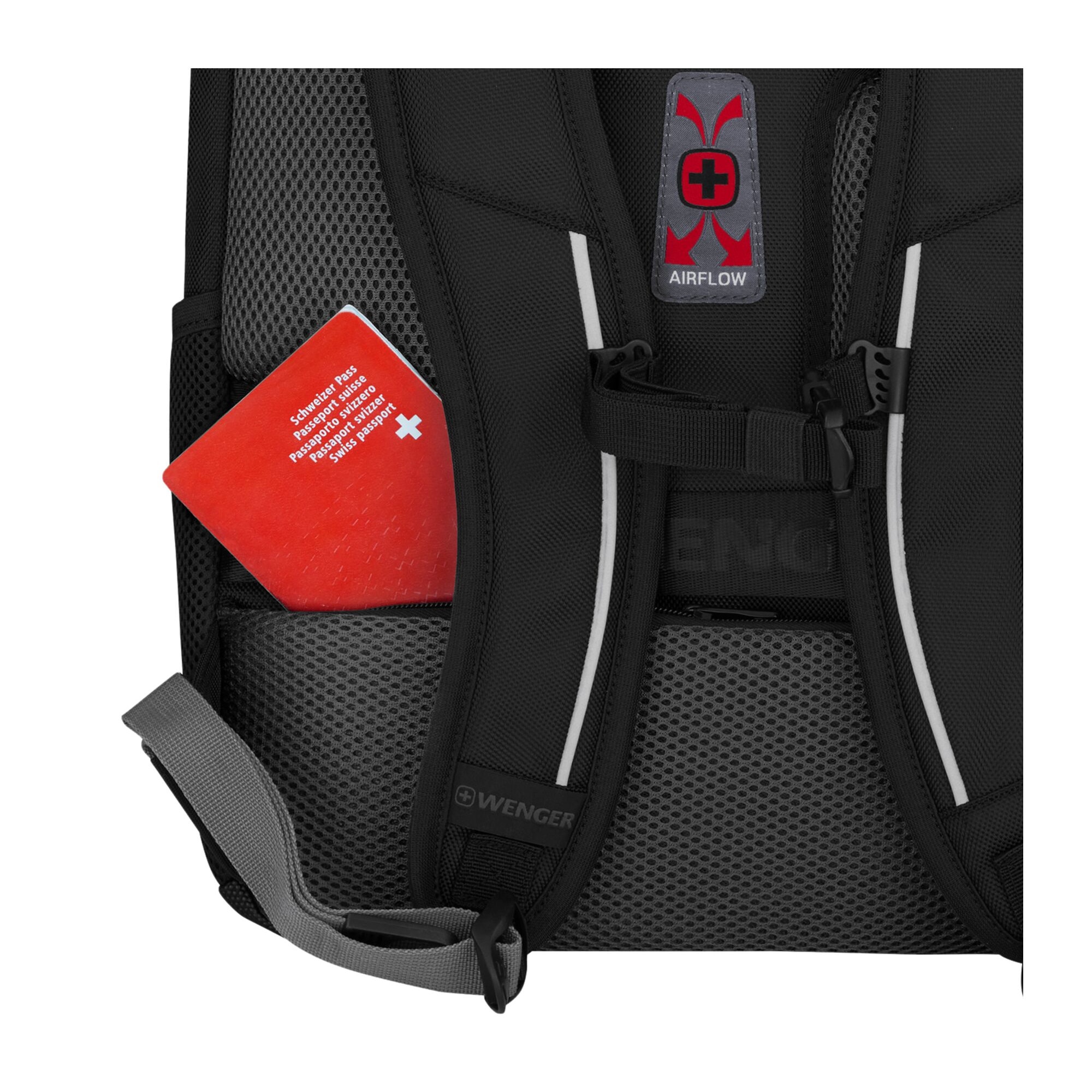 Rucsac laptop Wenger, Carbon Pro, Business, 15.6 inch, compartiment tableta, Nergu