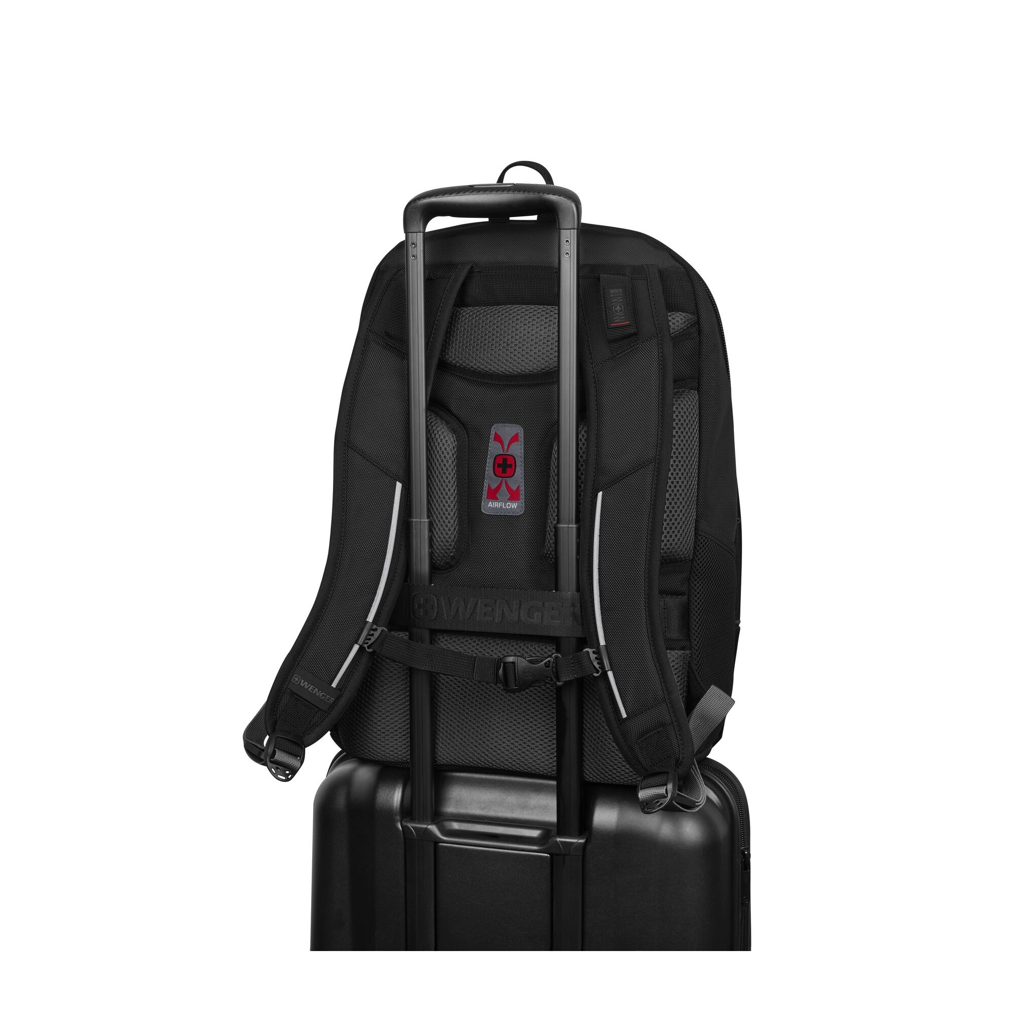 Rucsac laptop Wenger, Carbon Pro, Business, 15.6 inch, compartiment tableta, Nergu