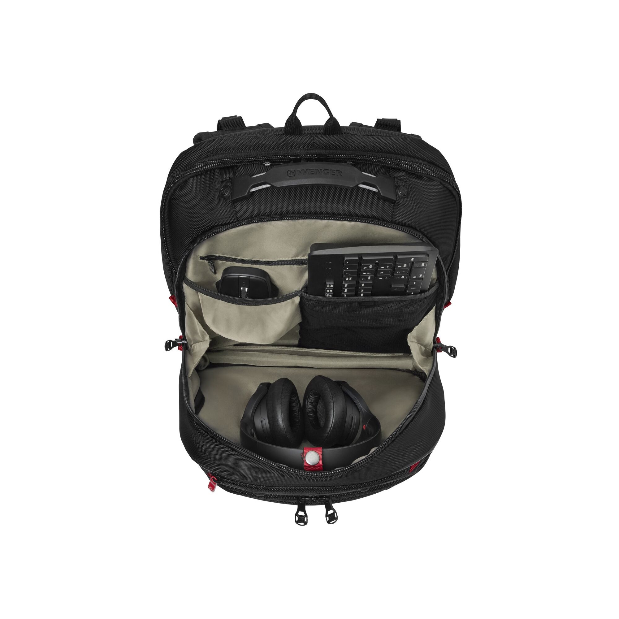 Rucsac laptop Wenger, Carbon Pro, Business, 15.6 inch, compartiment tableta, Nergu