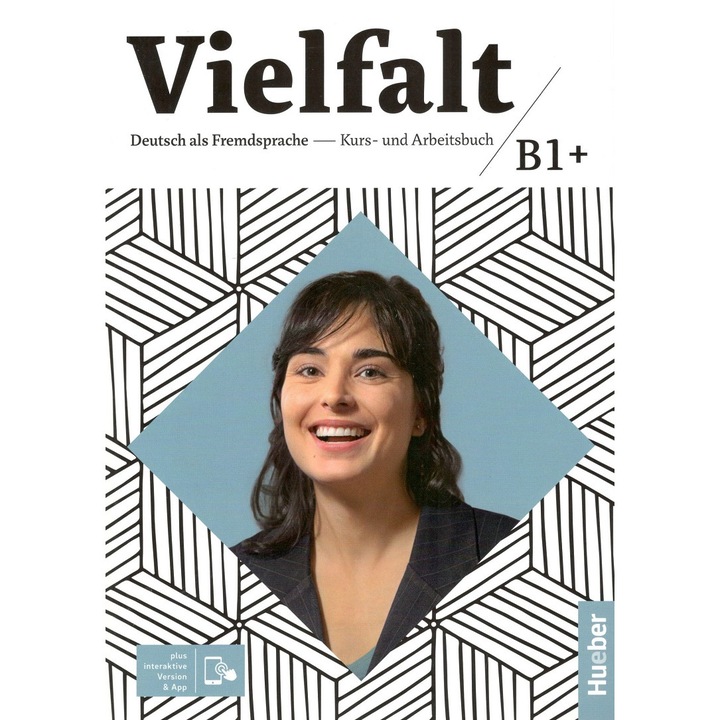 HUEBER Általános iskolai tankönyv Vielfalt B1+ Kurs- und Arbeitsbuch plus interaktive Version ; Medve Luger