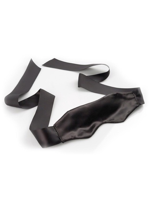Masca pentru ochi, Lenjerie sexy, Satin Blindfold, negru, Onesize