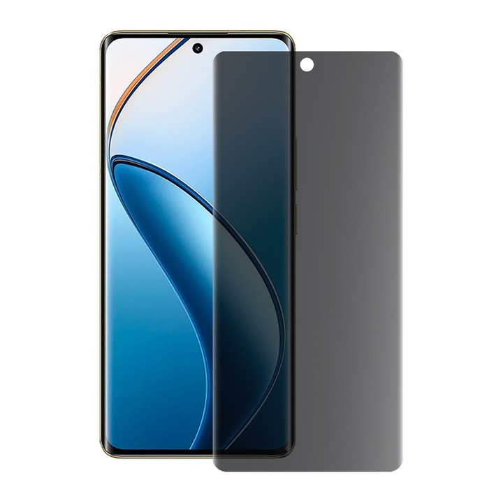 SILKASE matt adatvédő fólia Realme 12 Pro-hoz, képernyővédő, szilikon