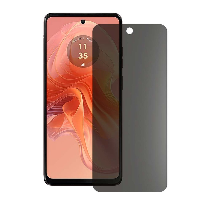 SILKASE matt adatvédő fólia Motorola Moto G04-hez, képernyővédő, szilikon