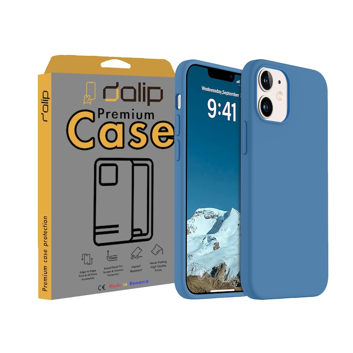 Tok iPhone 7 / iPhone 8 / iPhone SE 2020 telefonhoz, Dalip Silicon HQ Flex Armor, kék