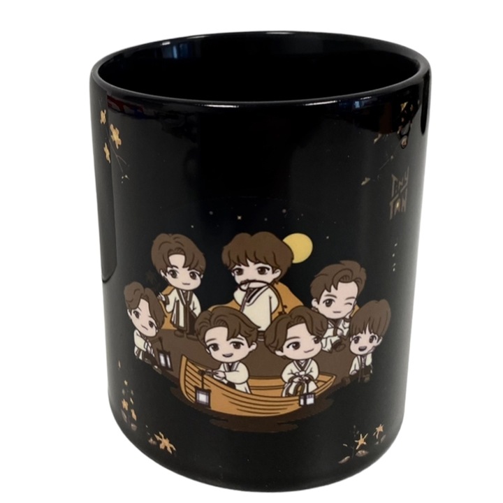 Személyre szabott bögre bts pici barna sereg kpop, kerámia, 330 ml