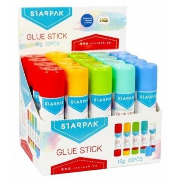 Set 20 tuburi lipici stick, Starpak, 15g